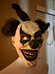 Halloween dunkle Clown Maske - gebraucht nie benutzt - Bild 1 von 5