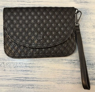 Vince Camuto Wristlet Belt Bag Bronze Brown Diamond Stitched No Belt - Image 1 of 4