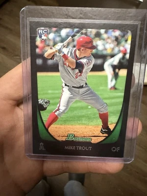 Bowman Draft Picks & Prospects 2011 béisbol Mike Trout #101 novato Foto 1 de 2