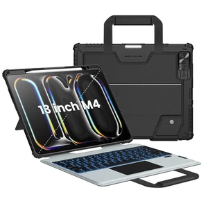 Carry Go iPad Pro 13 Zoll (M4) Tastaturhülle mit Hintergrundbeleuchtung und Griff, Neu iPad Pr... - Bild 1 von 6