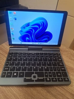 8 Inch 2 in 1 Mini Laptop Computer All metal Touch Screen Windows 11 Notebook PC - Image 1 of 4