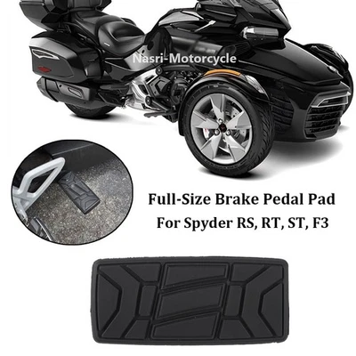 Brake Pedal Pad Full-Size For Can-Am Spyder F3/F3-S/ F3-T/F3 Limited 2015-2023 — 第 1/4 张图片
