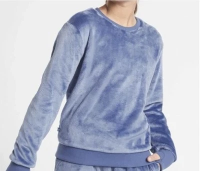Athleta Girl Feelin Great Sweatshirt, Blue, Comfortable Cozy, Size XXL 16 - Image 1 of 4