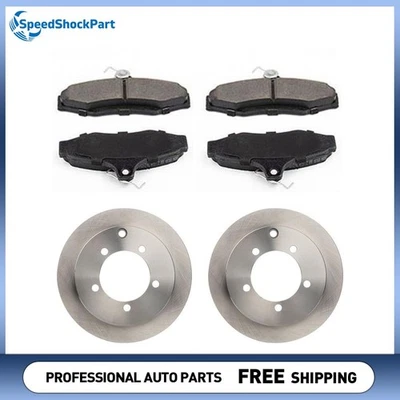 New Rear Disc Brake Pad Set Disc Brake Rotor for Mitsubishi Diamante 1997-2004 - Image 1 of 4