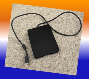 💜 Dell FD-05PUB 3.5" External Floppy Drive Module USB 3 1/2 inch disks model - Photo 1/18