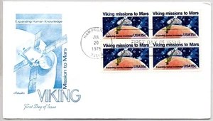 #1759 NASA VIKING MISSIONS TO MARS STAMP FIRST DAY OF ISSUE, ARTCRAFT FDC - Picture 1 of 1