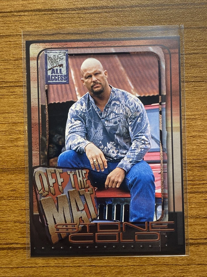 Stone Cold Steve Austin 2002 Fleer All Access Off The Mat, WWE #57 - Image 1 of 2