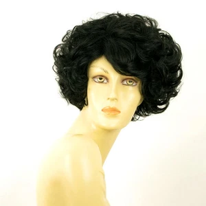 short wig for women black curly ref MARIE-LOU 1B PERUK - Imagen 1 de 8