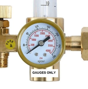 Pressure Gauge 4000 PSI 1.5" Replacement Flow Meter Gauge for HRF Series  - Picture 1 of 3