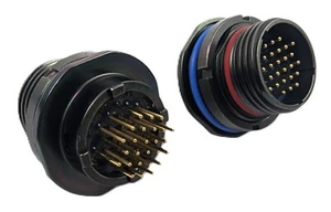 Glenair 801-011-07ZN10-26PA-518 Circular Connector 26Pin MIL Spec Receptacle NEW - Picture 1 of 16