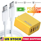 120W Fast Charger Block USB Type C Wall Power Adapter For Pixel 8 7 6 Pro 7a 6a