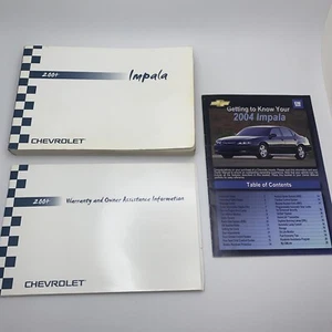 04 2004 Chevrolet Impala Owner’s Manual Guide Book Booklet OEM - Picture 1 of 8