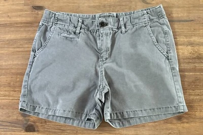 Pantalones cortos chinos Merona para mujer gris trueno frente plano talla 6 con entrepierna de 3" Foto 1 de 4