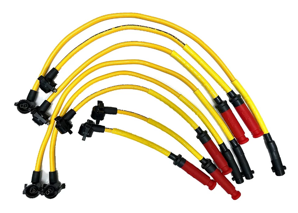 Ranger B2500 2.3L 2.5L High Performance 10mm Yellow Spark Plug Wire set 29234Y - Image 1 of 2