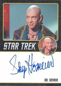 Star Trek TOS Archives Inscriptions Skip Homeier Sevrin Black Series Autograph! - Picture 1 of 1