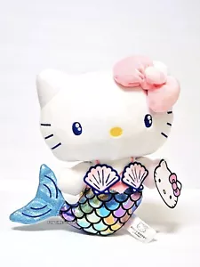 Sanrio Hello Kitty niedliche Regenbogen Meerjungfrau 10" Plüschfigur Stofftier Mädchen Puppe Geschenk - Bild 1 von 6