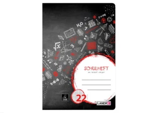 100 Schulhefte Heft DIN A4 Lineatur 22 kariert ohne Rand 5x5mm je 16 Blatt - Bild 1 von 2