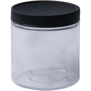 Jacquard Empty Wide Mouth Plastic Jar 8oz Clear - Picture 1 of 2