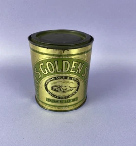 Lyle's Jarabe Dorado Original Tamaño 2LB Lata Abram Lyle & Sons Diseño Dorado Temprano - Imagen 1 de 8