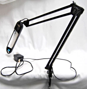 Black Lival Finland Global Multi-Joint Clamp-On Desk Lamp   Vintage   T2267 - Picture 1 of 21