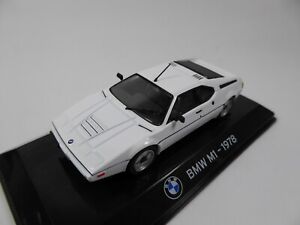 BMW M1 1978 - 1/43 Voiture IXO Supercars Edition Italienne S75