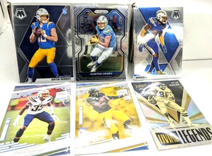 2020 Panini Mosaic Football CHARGERS NFL JUSTIN HERBERT ROOKIE HENRY LOT - Picture 1 of 5
