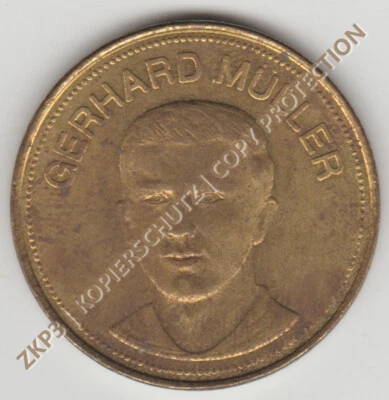 Coin Münze SHELL Traum-Elf 1969 | Gerhard Müller - Bild 1 von 2