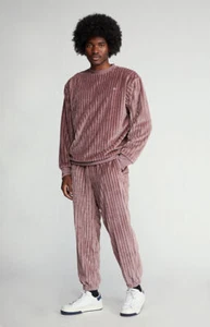 adidas Originals Men's Adicolor Velvet Contempo 3D Sweat Suit (Jacket & Pant) - Picture 1 of 15