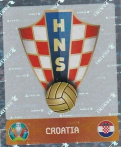 Pegatina Panini Euro EM 2020 - 2021 Edición Torneo Nº 347 Logo Croacia - Imagen 1 de 1