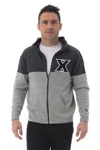Alma Mater NCAA Xavier Musketeers Herren Color Block Strickjacke, Large, dunkel - Bild 1 von 1