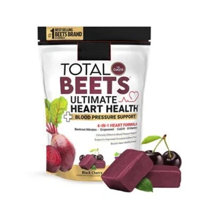 FORCE FACTOR Total Beets Ultimate Heart Health Blood Pressure Support Chews AU - Imagen 1 de 12
