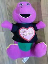 Barney Best Friends Stuffed Purple Dinosaur Animal Kid's Toy in Good Condition