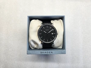 SKAGEN HAGEN BLACK DIAL DATE BLACK STRAP MEN'S WATCH SKW6306 STORE DISPLAY - Picture 1 of 9
