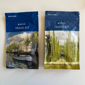 Delta Airlines Main Cabin Travel Kit – Amsterdam & Oaxaca Editions – New - Picture 1 of 3