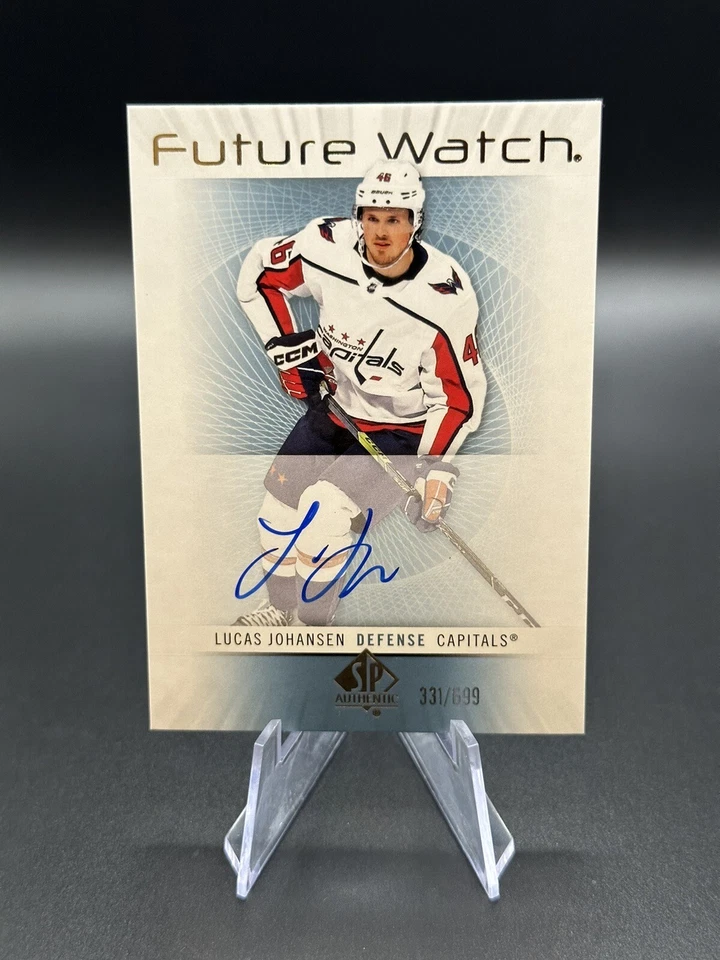 Lucas Johansen 2022-23 SP Authentic Retro Future Watch Auto RFWA-LJ /699 - Image 1 of 2