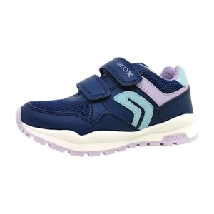 Geox Pavel Girl Kinderschuhe Mädchen Halbschuhe Klett Blau Freizeit - Bild 1 von 3