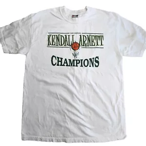 Kendall Arnett Champions T-shirt Size Large Men's White - Basketball College USA - Picture 1 of 6