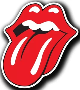 ROLLING STONES Vinyl Sticker Decal 5" tall Rock Roll Band Bumper Tongue - Picture 1 of 1