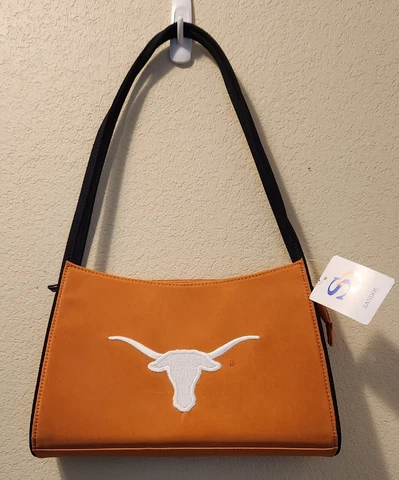 Official Texas Longhorns handbag NWT embroidered Logo White Cover