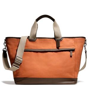 Coach Orange Large Bags for Men for sale | eBay