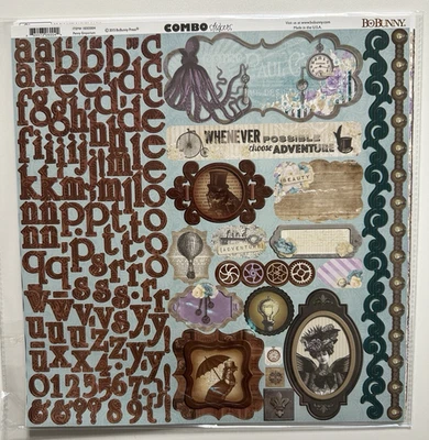 Kit de álbum de recortes Bo Bunny 12x12-llave lima, Gabrielle, Prairie Chic, Isabella y más Foto 1 de 4