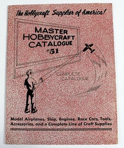 Master Hobbycraft Catalogue #51 Model Airplanes Race Cars Tools Illustrated - Picture 1 of 7