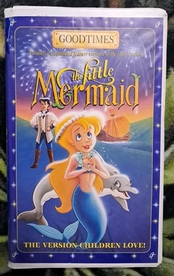 The Little Mermaid (VHS, 1992) Good Times Video  - Image 1 of 4