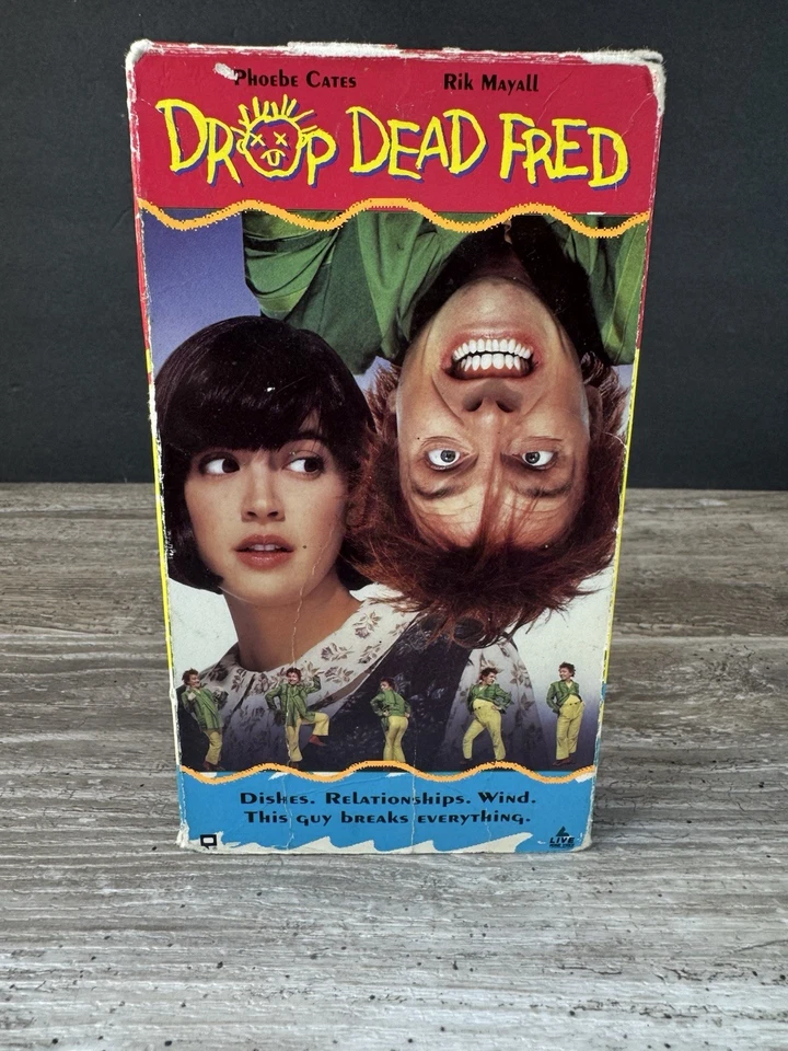 Drop Dead Fred VHS Rik Mayall Phoebe Cates Cult Comedy Classic 1996 - Image 1 of 4