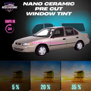 Ceramic for Corolla Models Pre Cut Window All Sides + Back 1998-2002(5%,20%,35%) - Picture 1 of 5