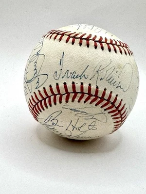 1990 Baltimore Orioles Signed Team Ball - Image 1 of 4