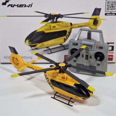 Amewi 25333 ADAC H145 Rc Helikopter Brushless 6-Kanal 6G Hubschrauber Notarzt - Bild 1 von 4