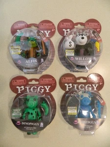 NEU Schweinchen Menge 4 Actionfiguren: Dinopiggy, Alfis, Willow & Frostiggy - Bild 1 von 4