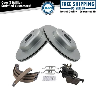 Rear Ceramic Brake Pad & Rotor Kit Fits 2014-2016 BMW 328i - Image 1 of 4