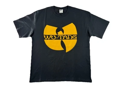 Mens Sz M Nike Wu-Tang Clan C.R.E.A.M. IF2343-010 Black T-Shirt  Yellow Logo NWT - Image 1 of 4